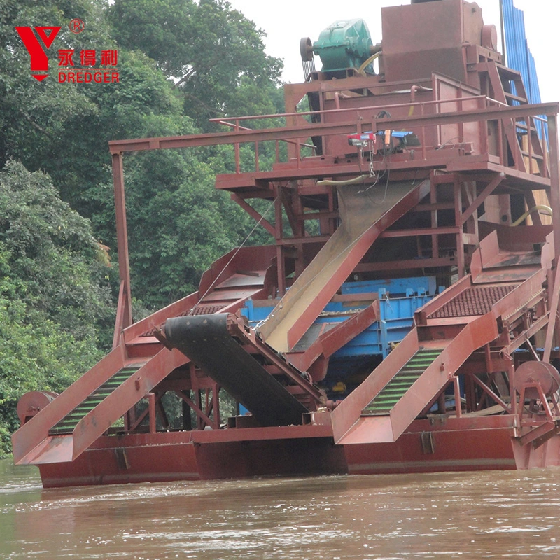 Bucket Chain Gold Dredger for Gold and Diamond Mining