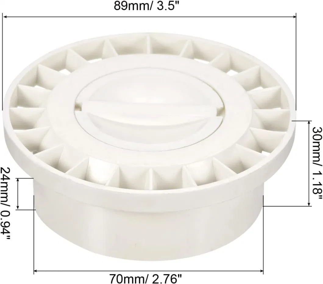 Duct Pipe Fitting Connector PVC Floor Drain for Kitchen Bathroom