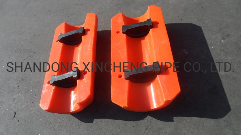 Plastic Dredging Pipe Floaters Pipe Floats with Rubber Strip