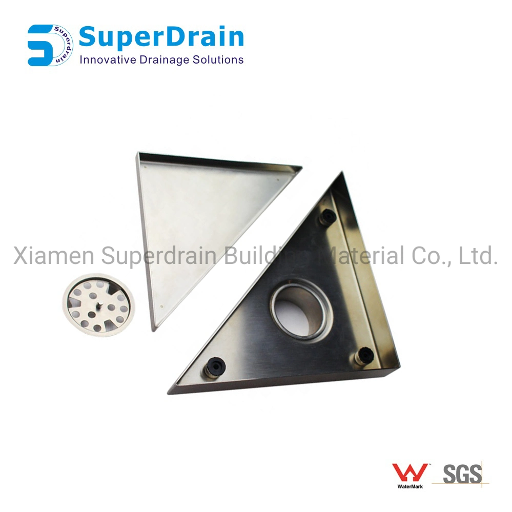 Customized Professional Triangle Floor Drain Pipe Floor Drain Bathroom Drain