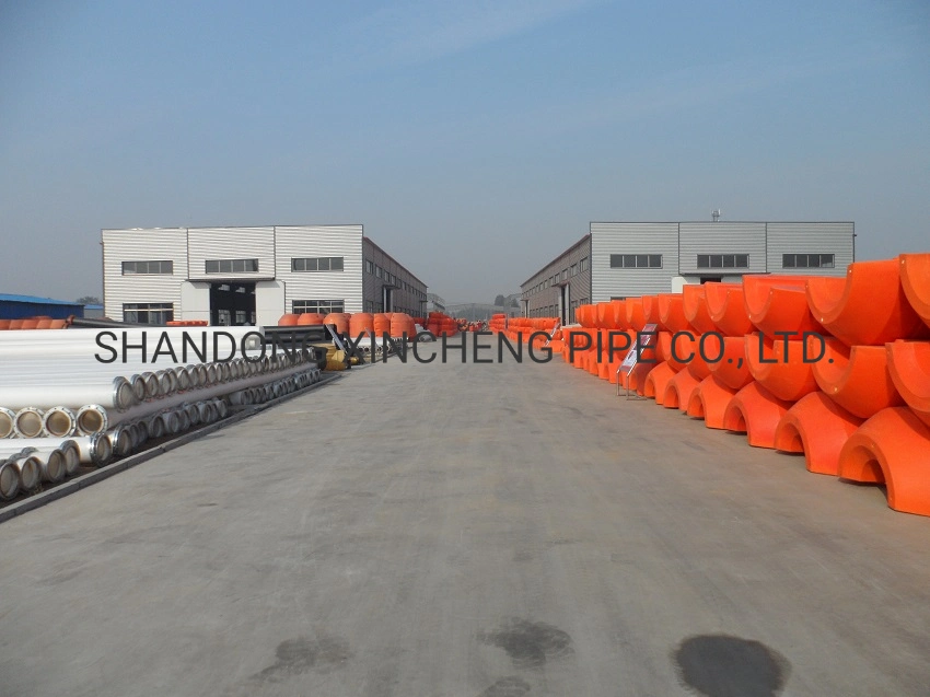 Yellow Dredger Plastic HDPE Floaters Floats with PU Foam Inside for Dredging