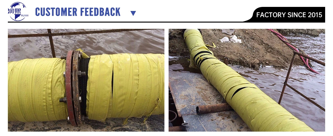 Mud Slurry Suction Delivery Rubber Hose Pipes for Dredging Industry