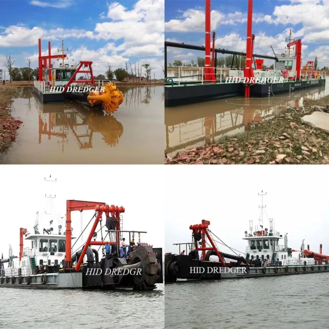 Hydraulic First Class Small Sand Wheel Bucket Head Mud Dredger for Sale