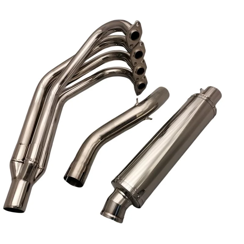 Exhaust Muffler Four Intake Header/ Exhaust Pipe with Silencer / Motorcycle Exhaust System