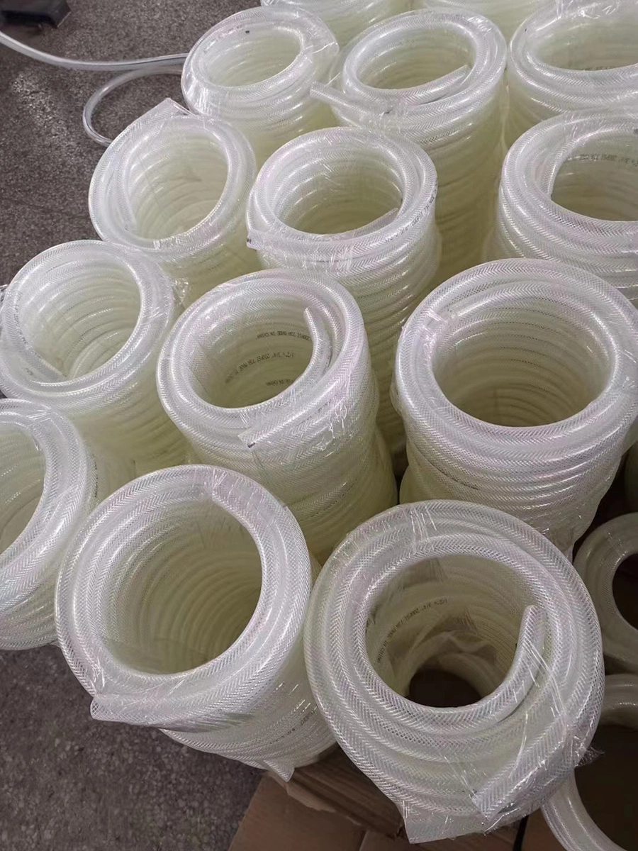 Flexible Heavy Duty High Pressure UV Chemical Resistant Vinyl PVC Steel Wire Suction Tubing Hose for Conveying Chemical Resistant