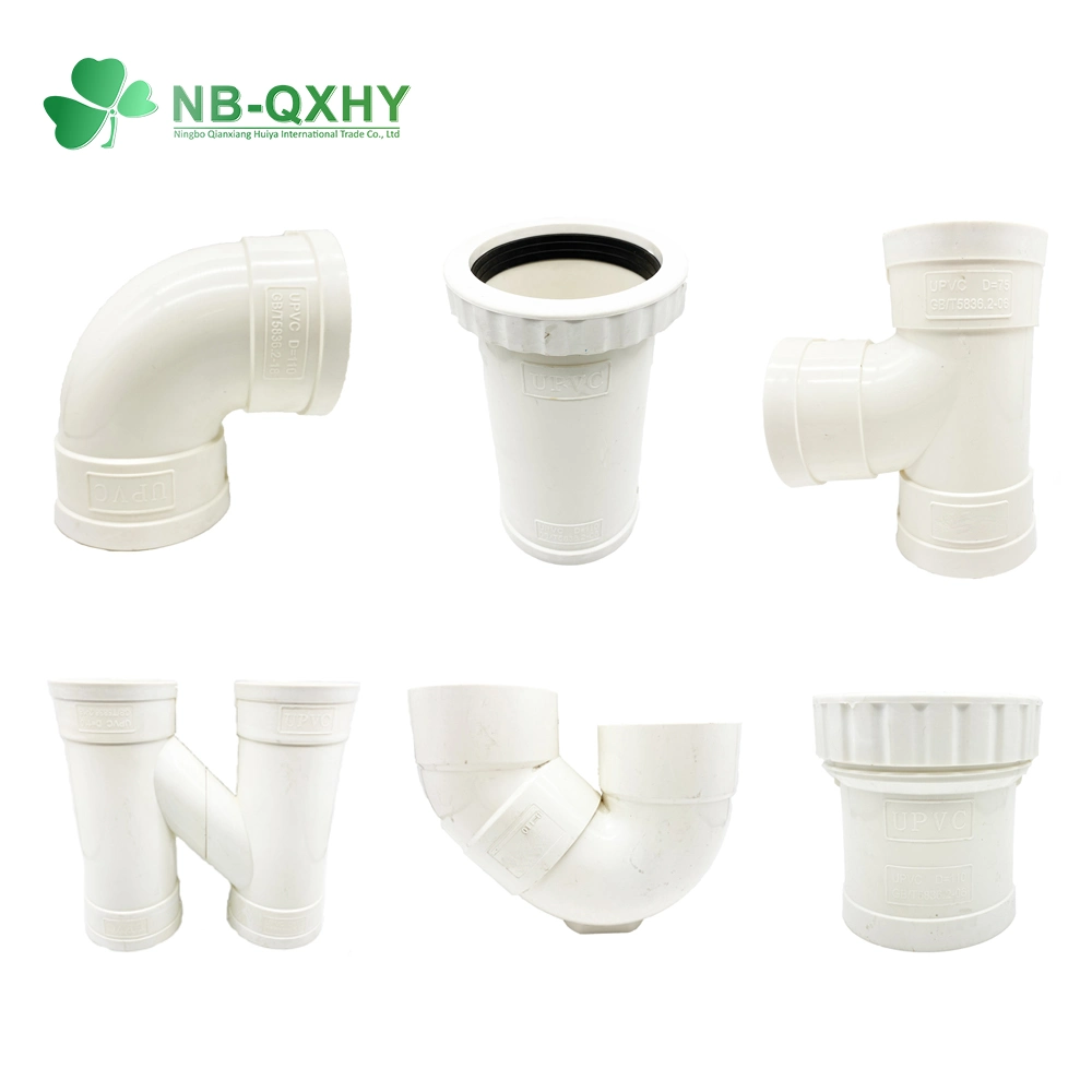 Factory DIN GB PVC Plastic Pipe Fitting Drainage Breathable Roof Drain