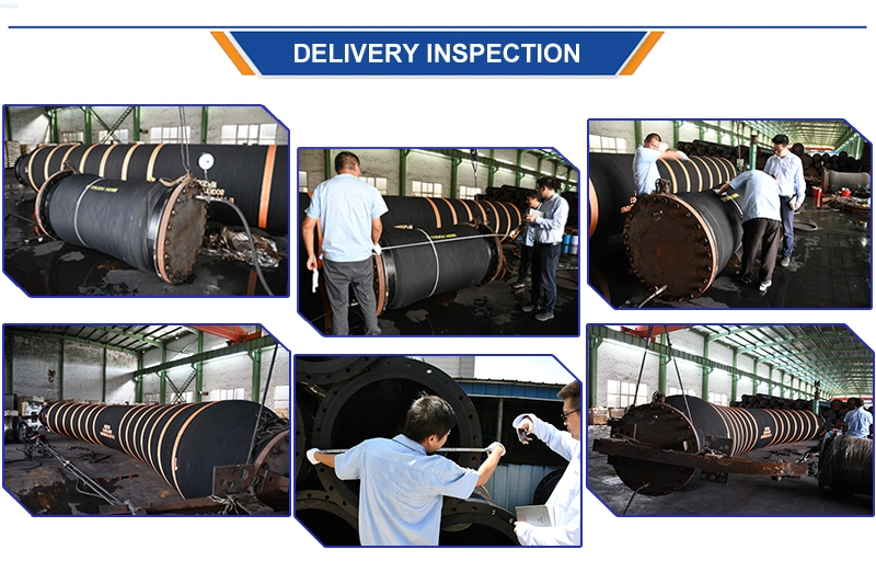 Large Diameter Sand Slurry Dredging Flexible Rubber Hose