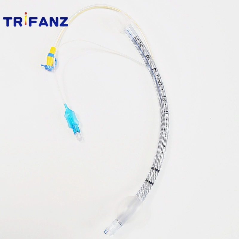 Medical Grade Soft PVC Endotracheal Tube with Suction Lumen