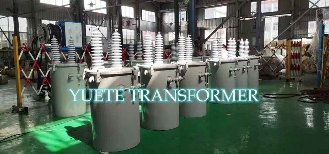 Overhead Installation Single Phase 100 kVA Pole Mounted Distribution Transformer