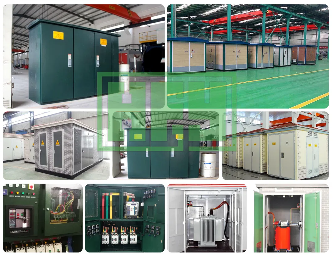 630kVA Electrical Prefabricated Power Distribution Equipment Transformers Substation