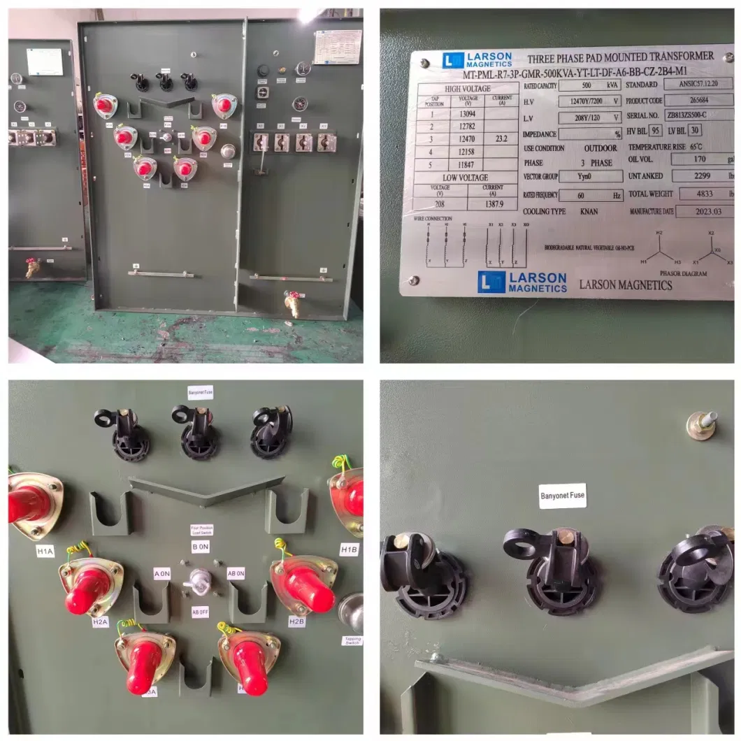 15kv or 20kv 250kVA Substation Station Transformer Pad Mounted Compact Transformer