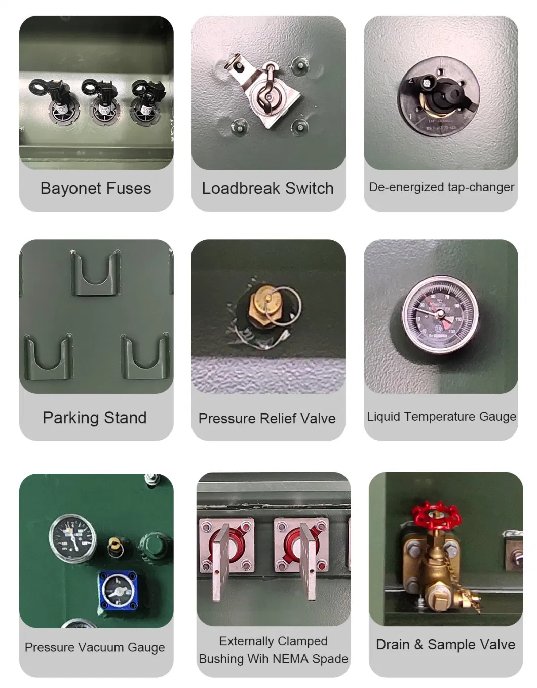 Power Distribution Three Phase Pad Mounted Transformer on Load Tap Changer Tramsformer