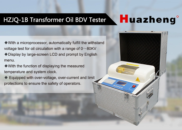 Automatic Transformer Insulating Oil Dielectric High Accuracy Breakdown Voltage Test