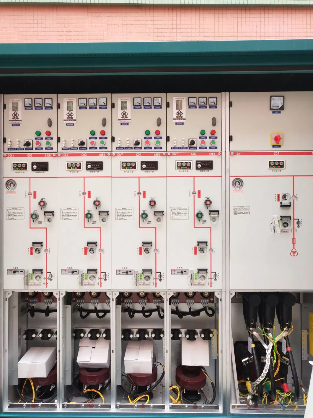 Sf6 Gas Insulated High Voltage Substation Cabinet Power Supply