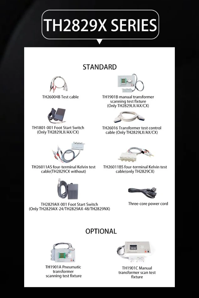 Tonghui Th2840ax with 20Hz-500kHz Automatic Transformer Test System