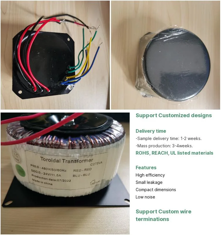 24V 12V Transformer 230V 380V Step Down Transformer Toroidal