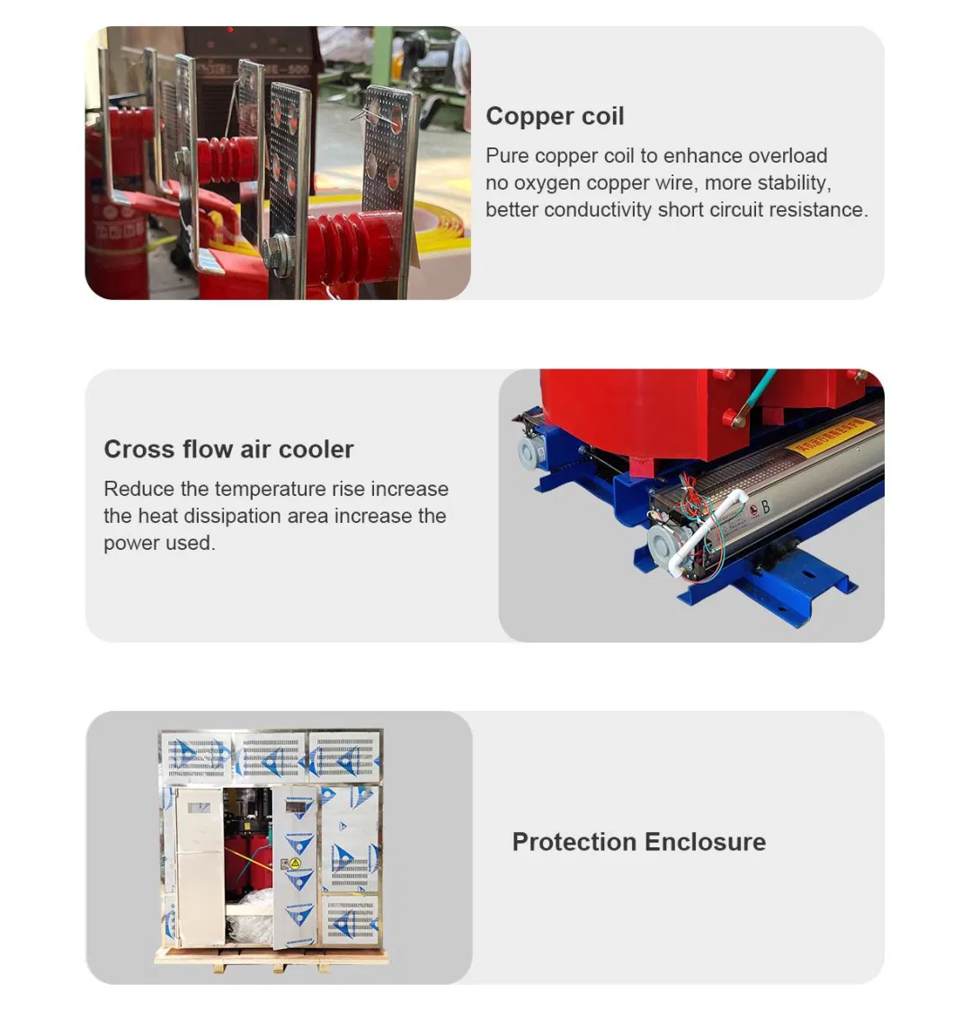 1000 kVA H-Grade Insultation Three Phase Dry Type Power Transformer