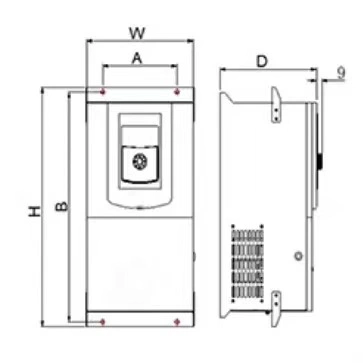 Normal Use Gjj Baoda Freight and Personnel Hoist 30kw /37kw Low Voltage VFD Frequency Converter