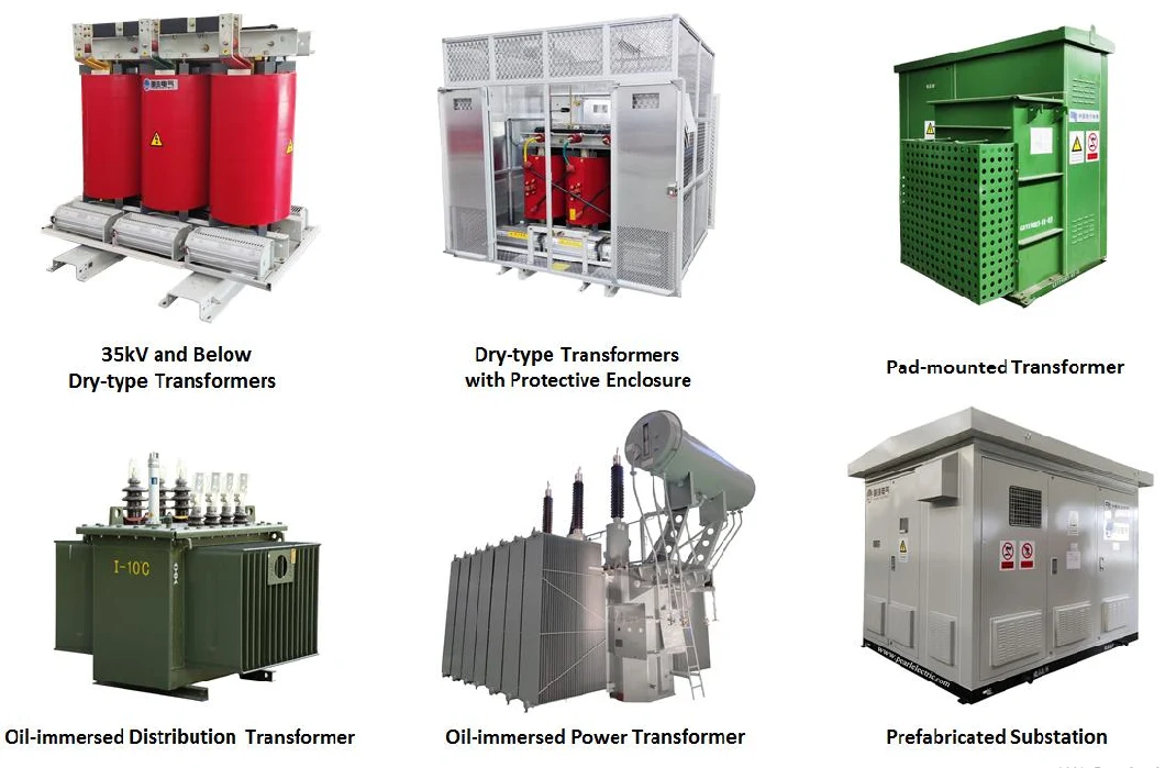 1000~5000kVA Oil-Immersed Power Transformer mineral/Vegetable Oil