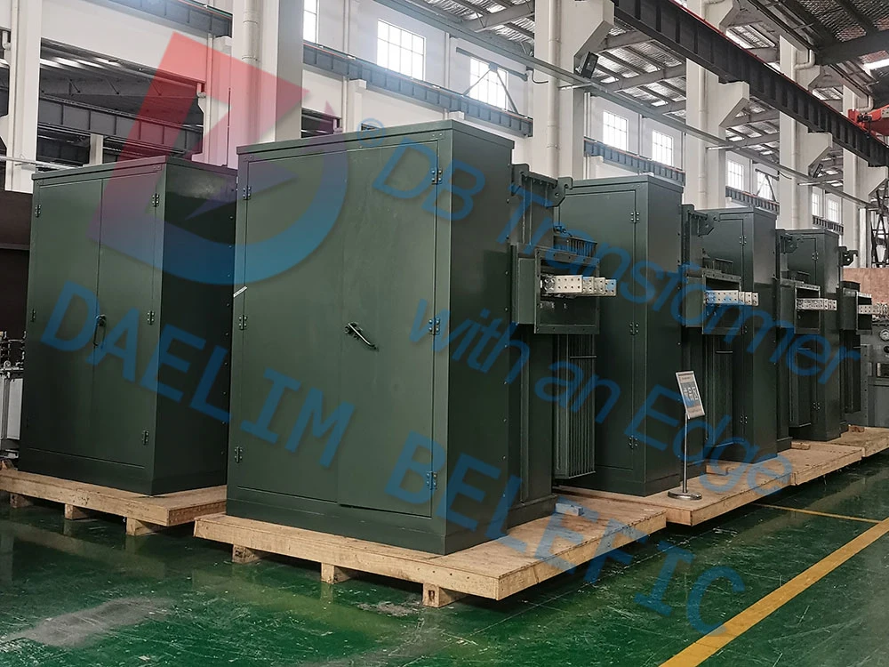 Oil Liquid-Filled 3 Phase 34.5 Kv 1000 300 kVA Loop Radial Feed Electrical Pad Mount Transformer with Cabinet