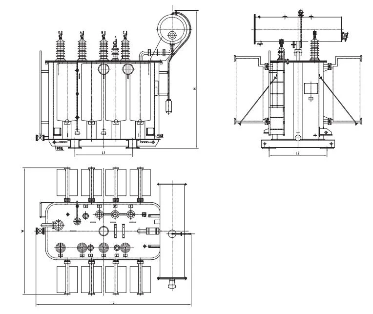 China Electrical Transformers Prices of Power Transformers 1250 kVA Transformer