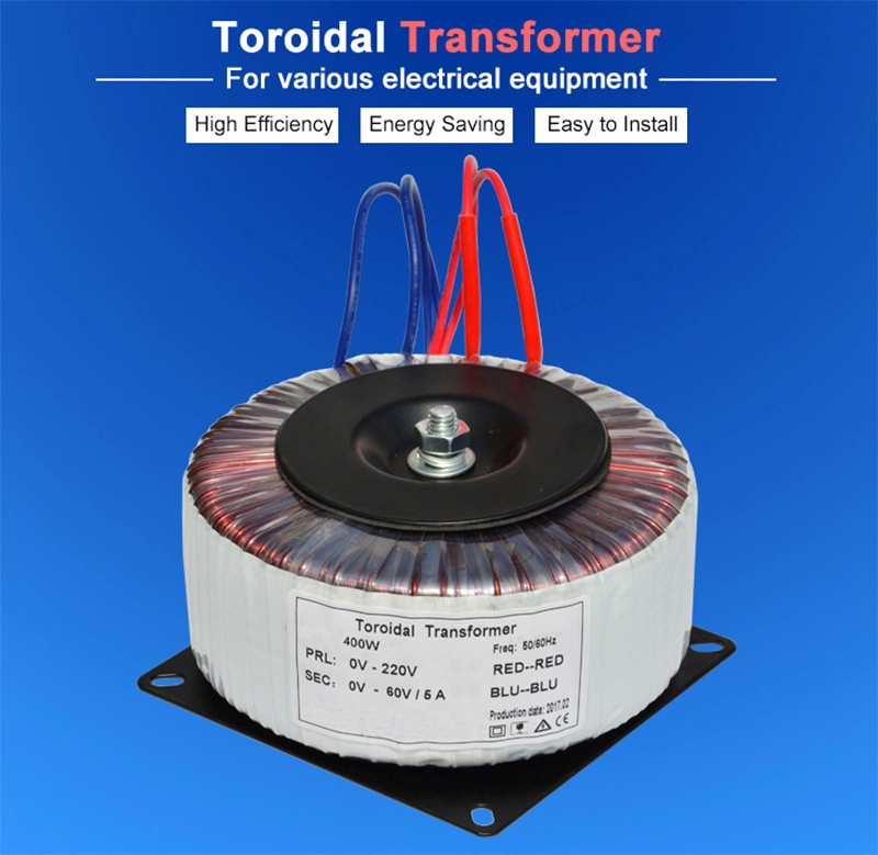 Factory Customized Voltage Regulator Toroidal Transformer