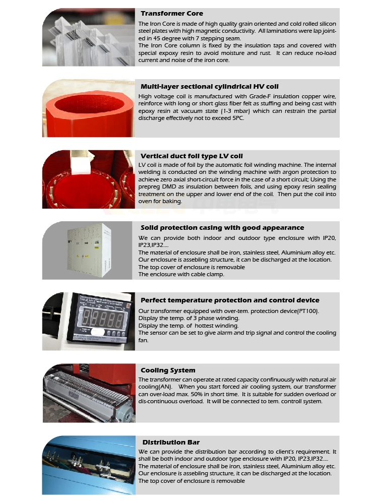 Cast Resin Dry Type Transformer up to 38.5kv