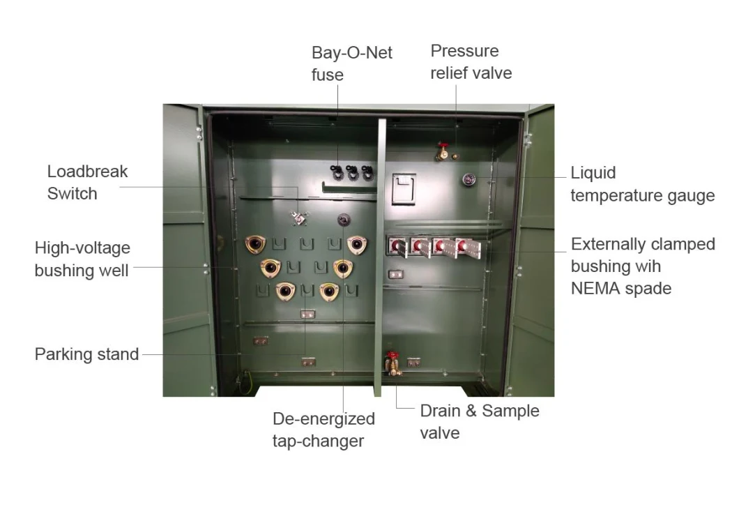 Outdoor Box-Type Three Phase Distribution Pad Mounted Transformer Combined Box Substation