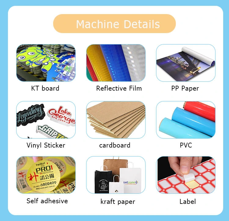 Double Head Cutting Plotter Custom Kiss Cut Adhesive Vinyl Sticker Label Sheet Cutter Printer