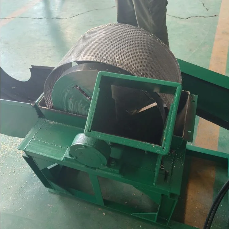 Dry and Wet Wood Crusher, Forced Feed Breaker, Small Wood Chipper Shredder