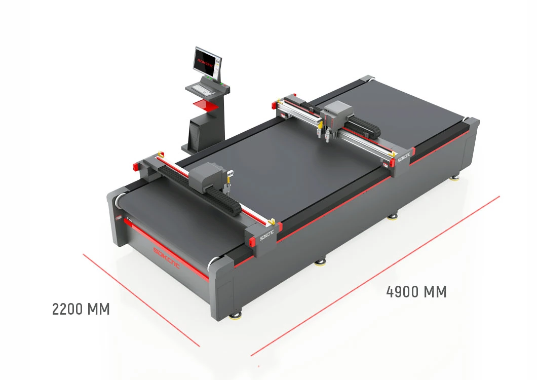 Double Cast Aluminum Crossbeam Asynchronous Digital Cutting Machine