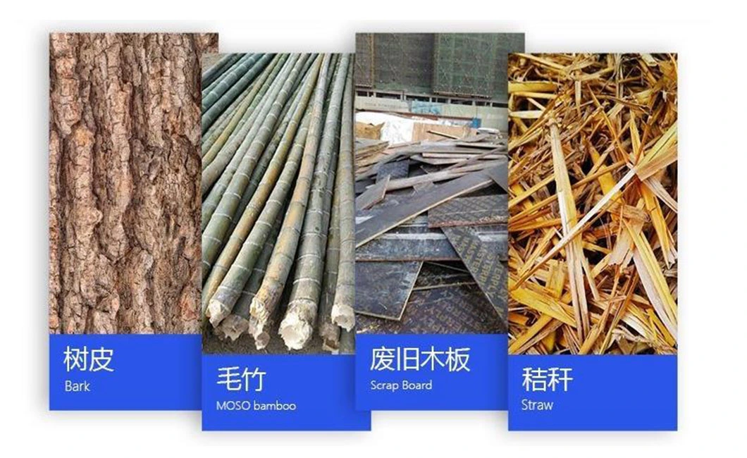 Bamboo and Wood Pulverizer, Poplar Chipper, Waste Branch Sawing Machine Equipment