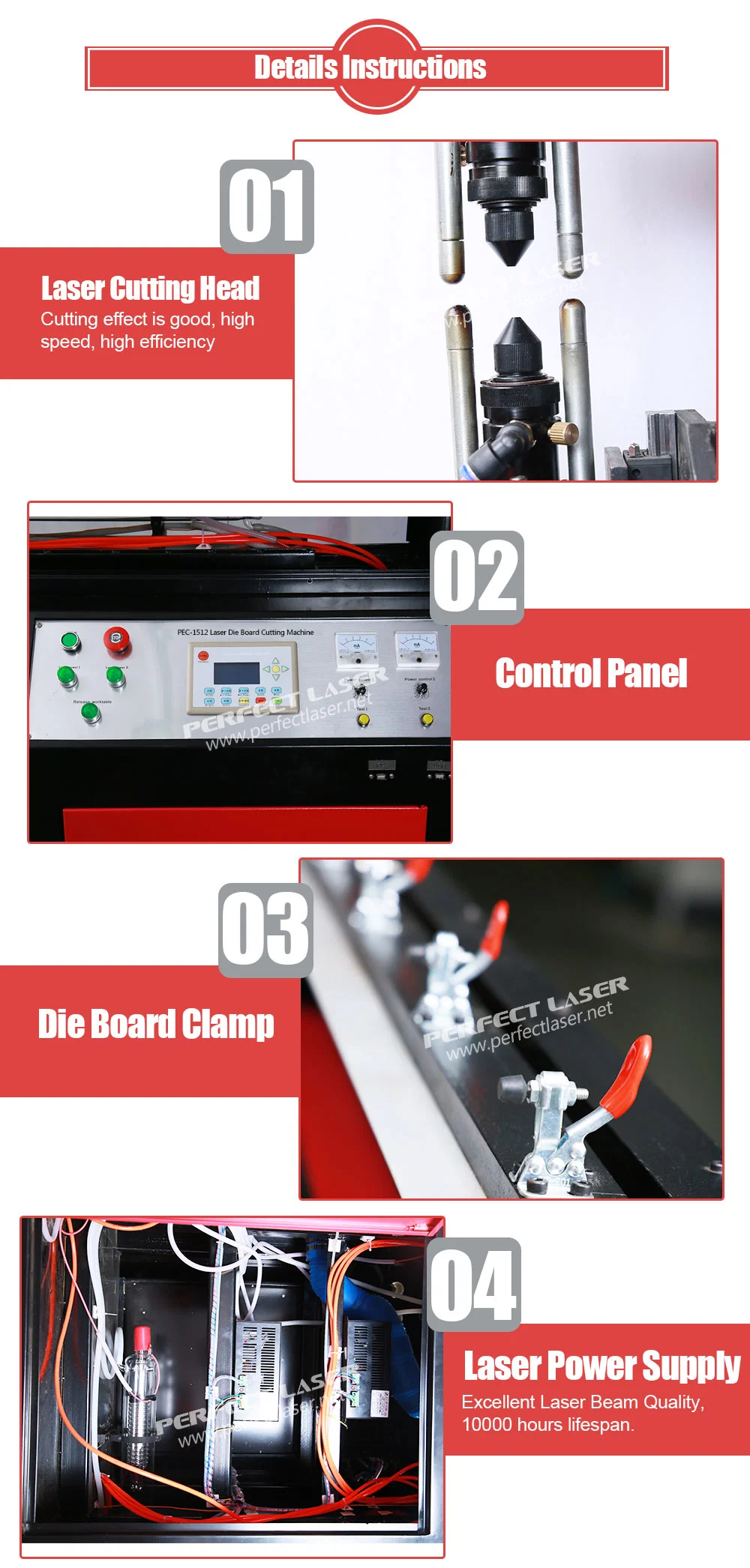 300W Laser Die Board Cutter for Wood/Acrylic/Plywood/Paper Die Cutting