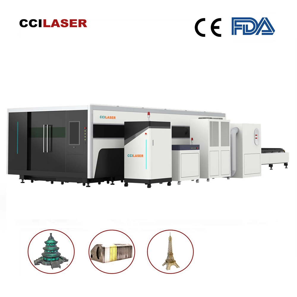 CNC Machine Price 3000W Metal CNC Fiber Laser Cutting for 1-20mm Stainless Steel Mild Steel Aluminum