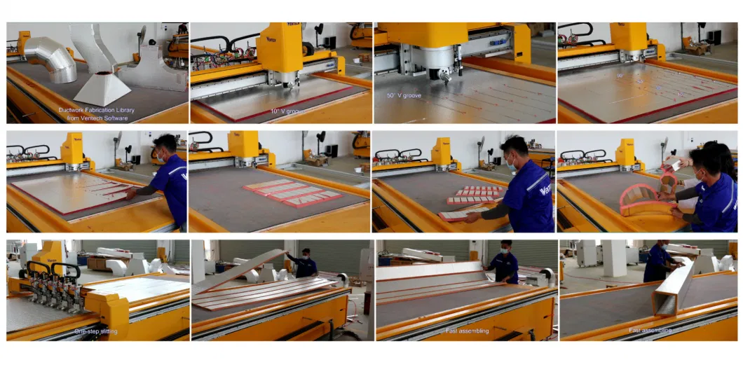 Koolduct PIR Insulation Cutter Foam Duct CNC Cutting Machine