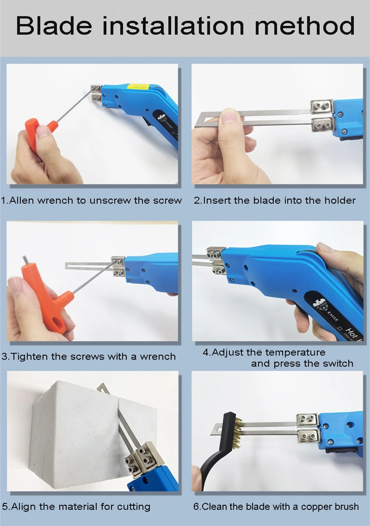 Easy Work Electrical Handheld Heat EPE EPS XPS Foam Sponge Cutter