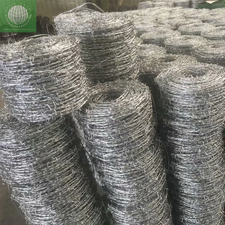 Zerun Galvanized Light Industry Daily Use Used PVC Barbed Wire Roll Price Fence Galvanized