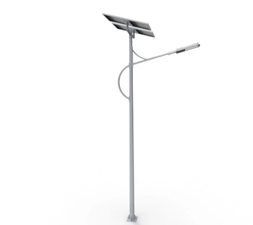 Long Working Hours LED Street Solar Light 12 Watt with Pole