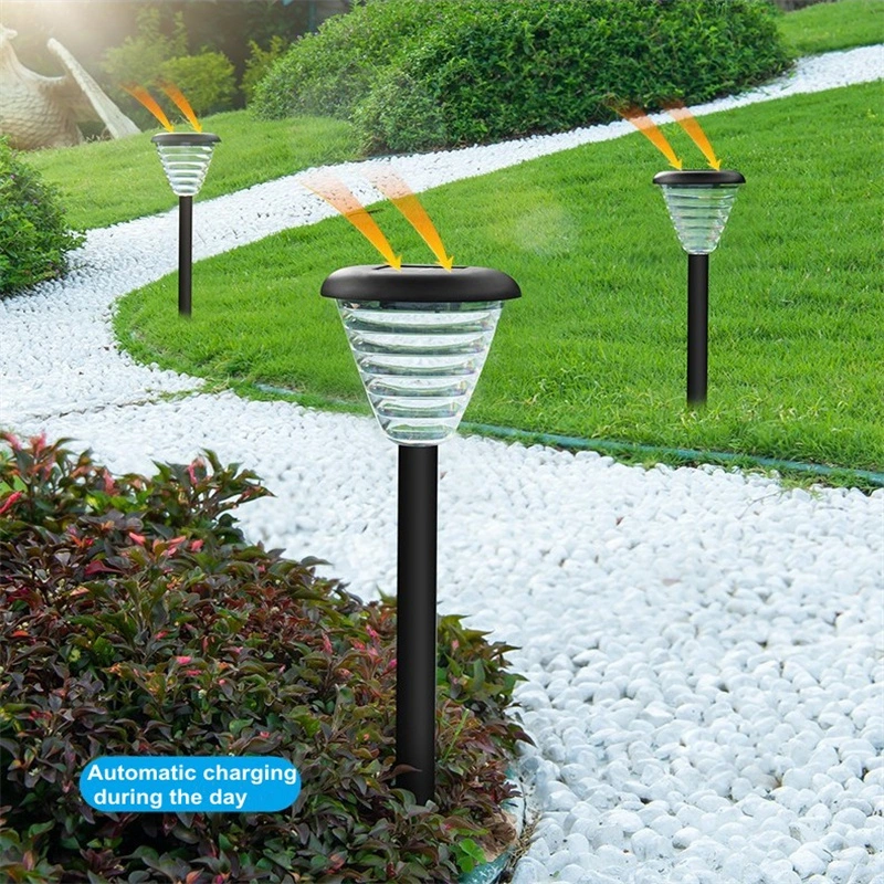 Quality Outdoor Lighting RGB 1.5W Colorful Ground Plug Light Park Pathy Yard Lawn Lamp LED Decoration Waterproof Lanscape Solar Garden Lights