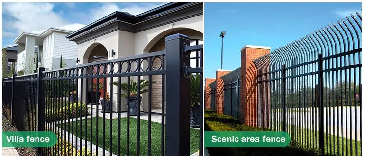 Light Luxury The Zinc Steel Fence Customized Model