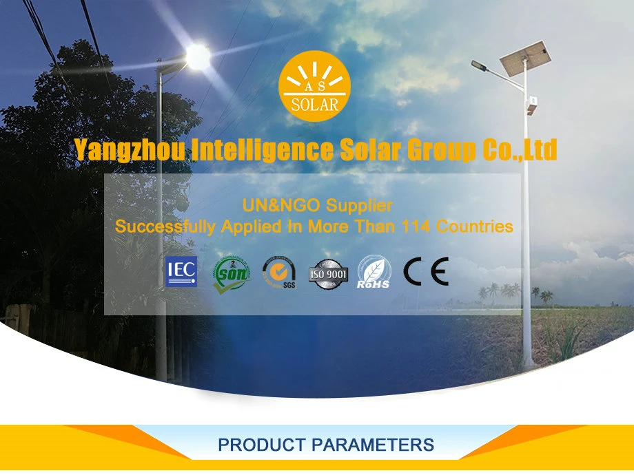 Anti-Theft Design Solar Street Lights with Battery Burying Under The Ground for Outdoor Lighting