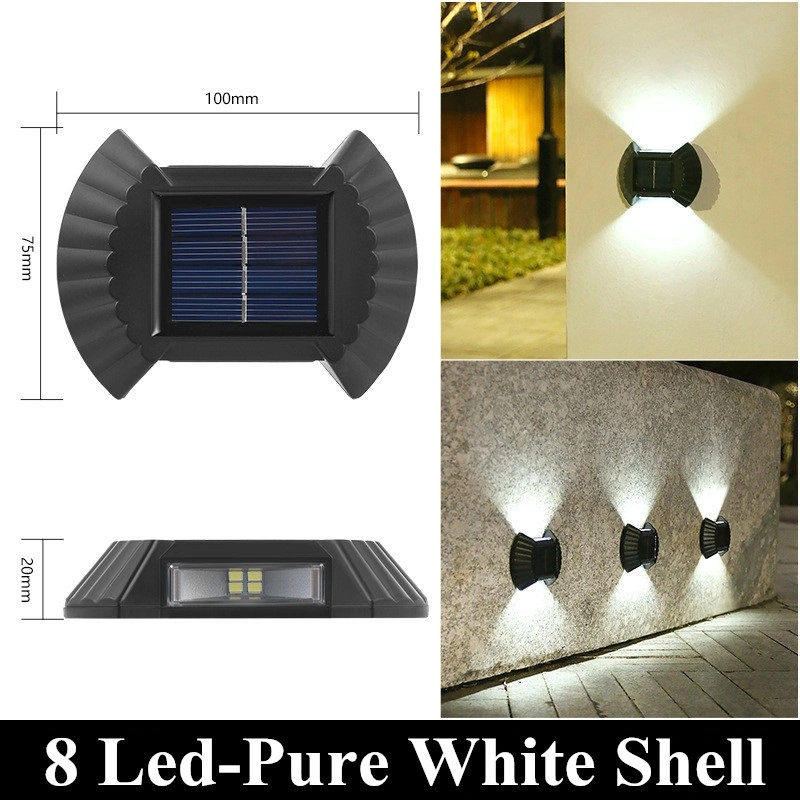 Wall Light Garden Home Lighting System LED Solar Lamp Walkway Street Light