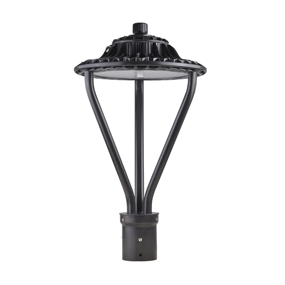 ETL Dlc Power Adjustable 30W 50W 75W 100W 150W Fence Outdoor LED Post Top Light for Garden Lighting