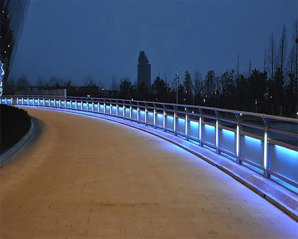 Elevated Tunnel Lighting Bridge Safety Fence with Light