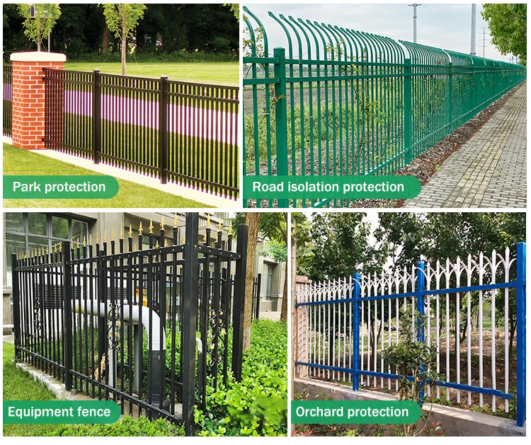 Light Luxury The Zinc Steel Fence Customized Model