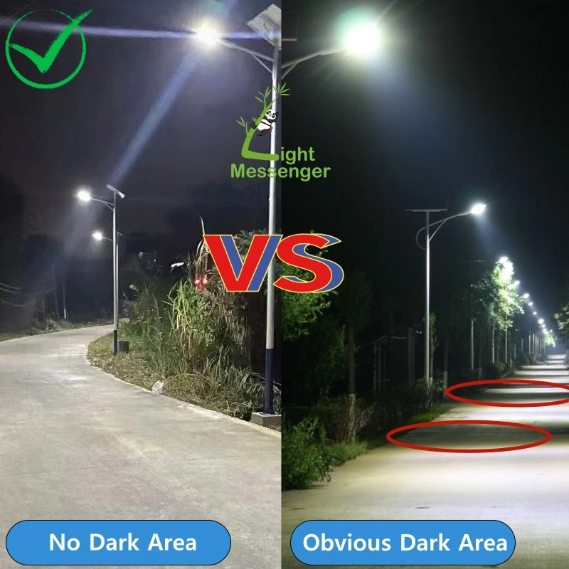 Light Messenger Split Panel Road Lamparas Solares 100W~400 Watts LED Wide Angle Lamp Dusk to Dawn Solar Street Lights Outdoor Stadium Parking Lot Garden