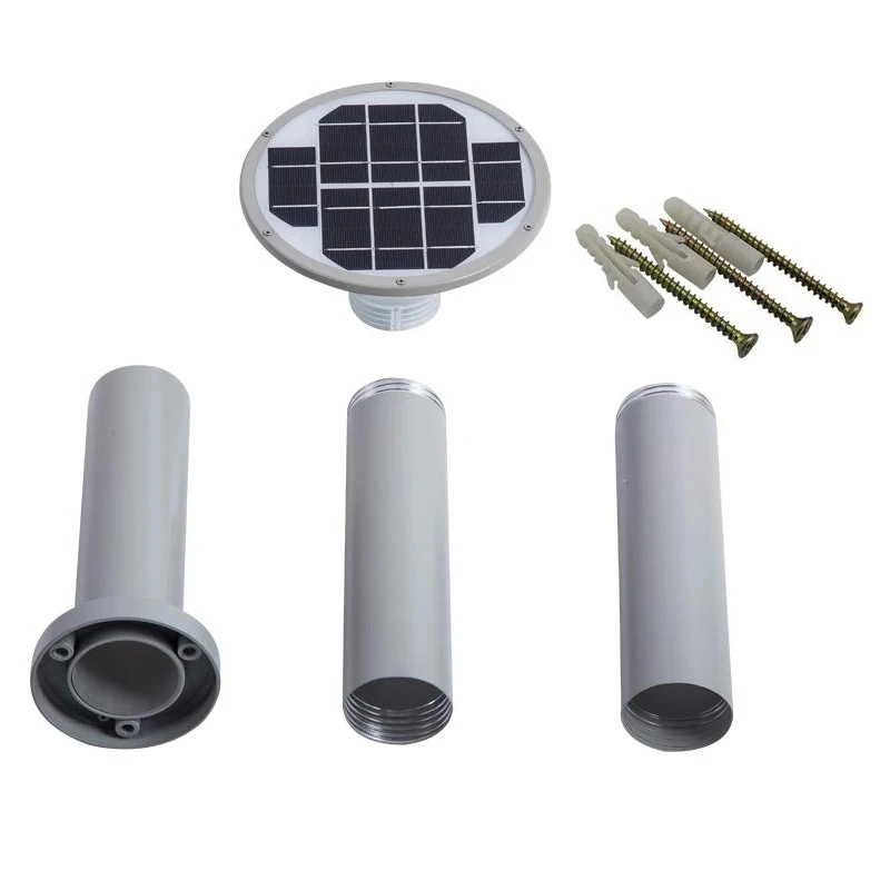 Main Gate Solar Pillar Light 3W Solar Powered Garden out Door Light IP65 Waterproof Post Fence Lamp Outdoor Solar Garden Lights