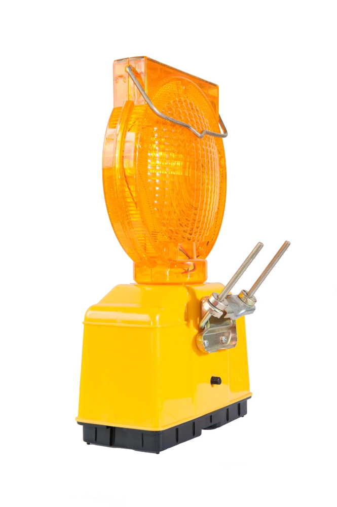 S-1317 Amber Color Solar Barricade Warning Light for Road Barricade