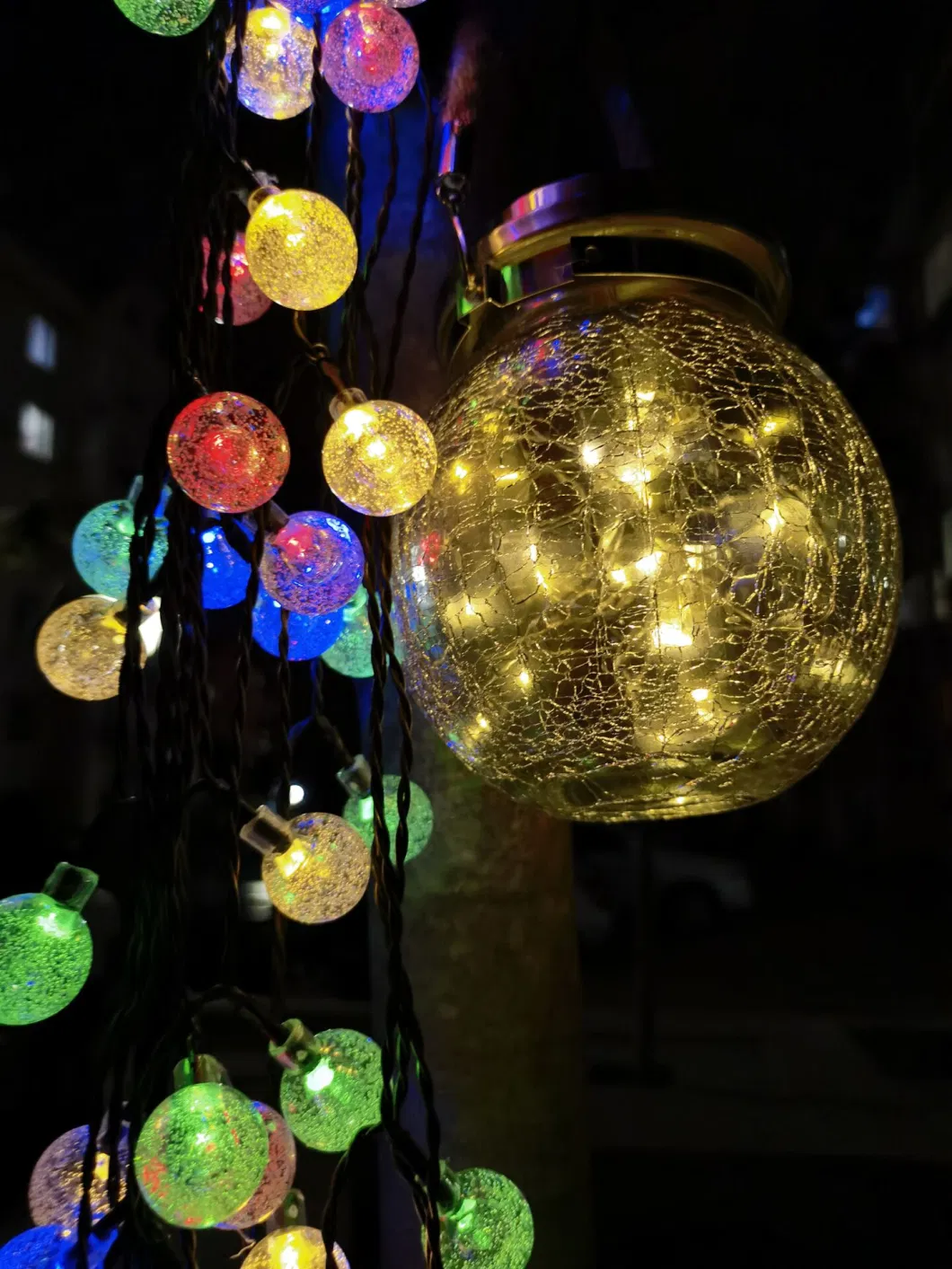 LED Outdoor Garden Solar Fairy Christmas String Light