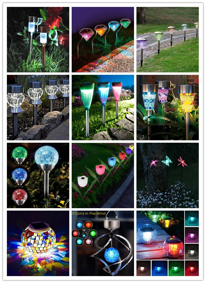 Solar Garden Fence Light for Pathway Outdoor (RS318)